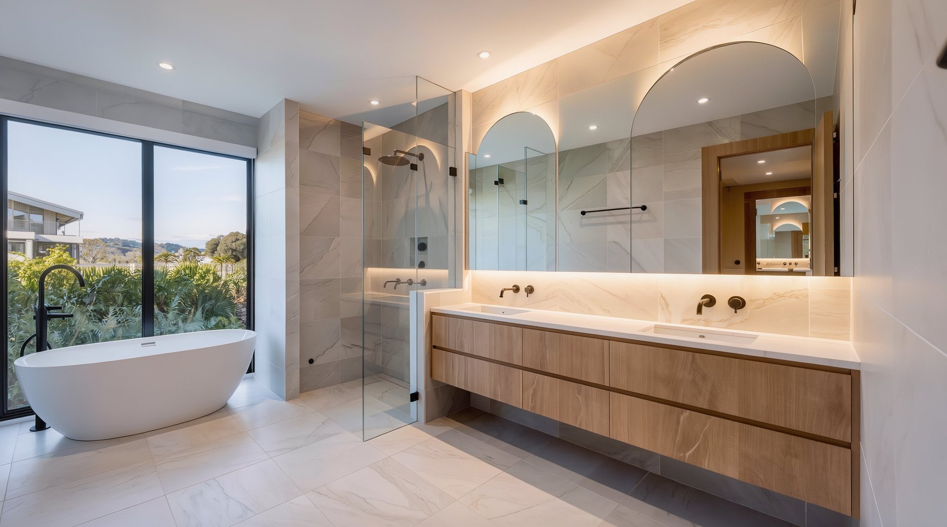 Modern luxury bathroom